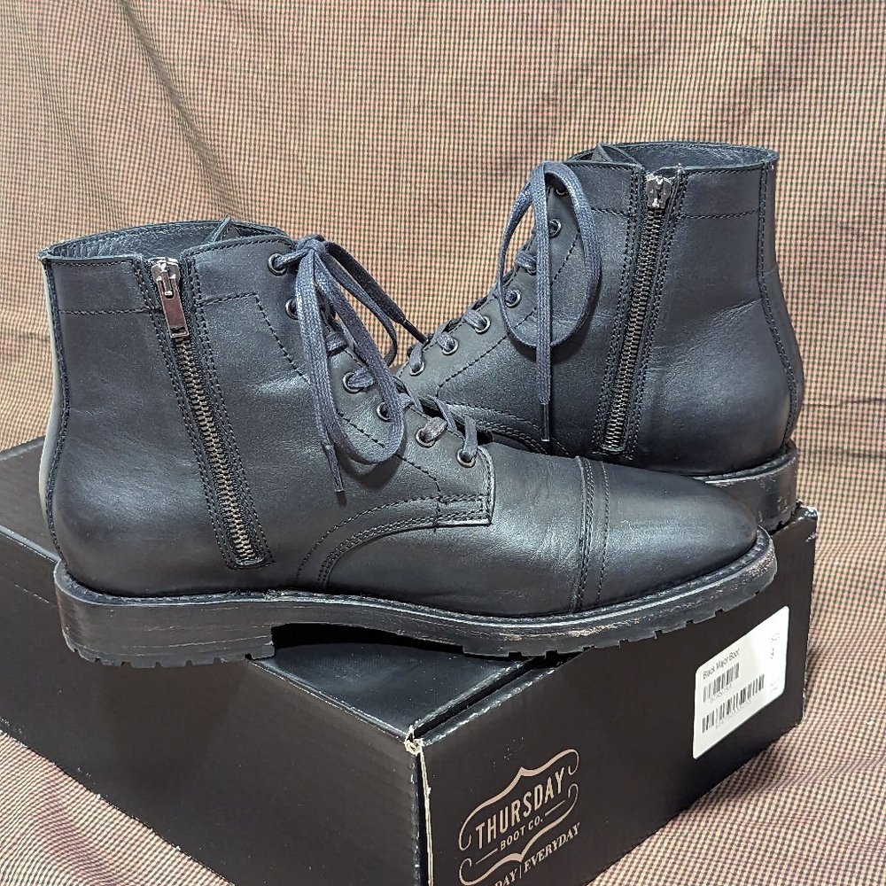 Thursday Major Zipper Boot - Black - Size 9 - Like NEW - Picture 4 of 12